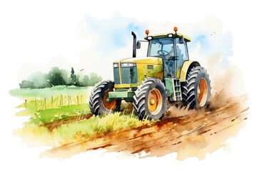 Obraz premium PNG Agriculture outdoors tractor vehicle.