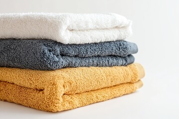 Organic Cotton Bath Towels with Simple Design
