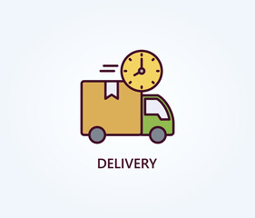  Delivery Vector, Icon Or Logo Sign Symbol Illustration 