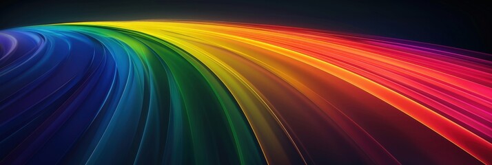 Obraz premium Rainbow Abstract