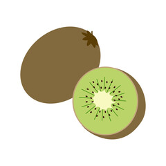 Obraz premium kiwi fruit isolated
