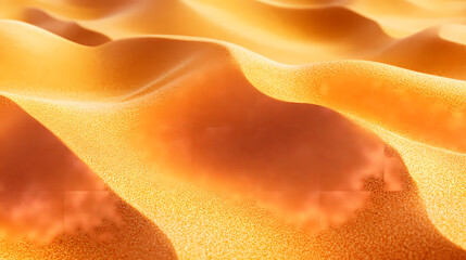 An aerial view of the Sahara desert at sunset. A panorama of desert landscape.