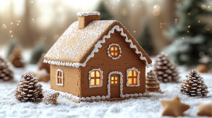 Naklejka premium Gingerbread Dream