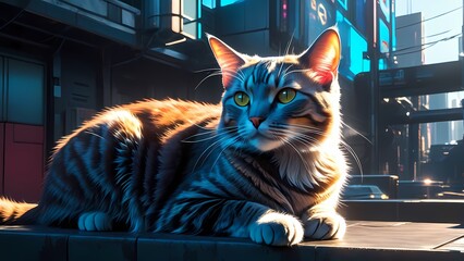 cat on a window sill