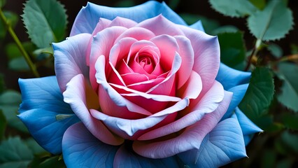 pink rose with droplets