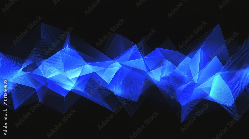Poster plexus mesh backdrop with abstract geometric pattern.