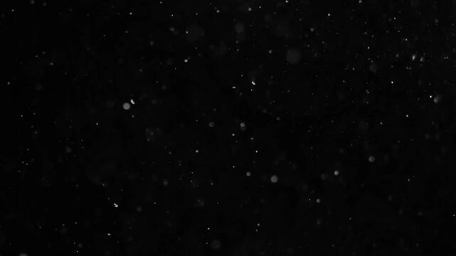 Rising Dust Cloud Particles In Slow Motion Overlay Background Effect