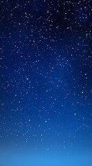 Fototapeta premium A Clear Night Sky Filled With Stars Over a Serene Landscape During Late Evening Hours