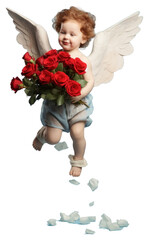 Fototapeta premium PNG Flower petal baby rose.