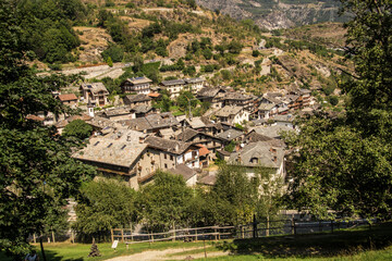 Italian Alps landscape in summer
