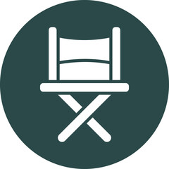 Director Chair Icon Design