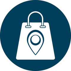 Shopping Destination Icon Design
