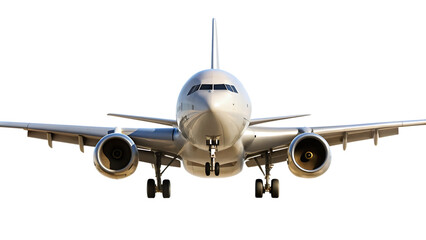 Naklejka premium A aircraft isolated on white background.AI GENERATED