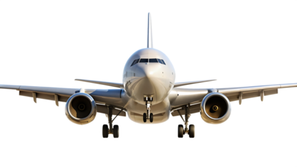 A aircraft isolated on white background.AI GENERATED