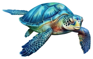 Fototapeta premium PNG Reptile animal turtle sea.
