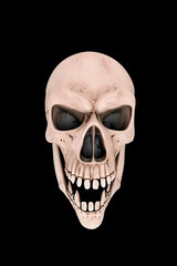 Fototapeta premium Halloween skull demon