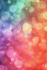 Obraz premium Abstract bright background, multi-colored light spots and bokeh effect