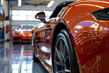 Car detailing in action