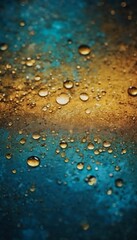 canvas with an abstract image of paint drips in warm colors. phone wallpaper. ai generated