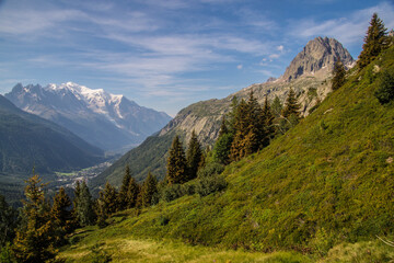 Obraz premium French Alps landscape in summer