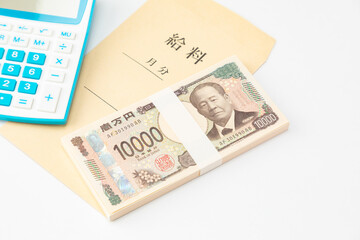 給料のお札のイメージ01