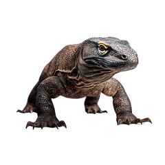 Obraz premium Close-up of a majestic monitor lizard in striking detail