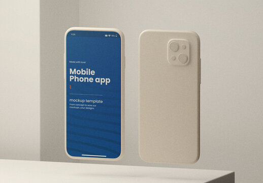 Mobile Phone App Mockup