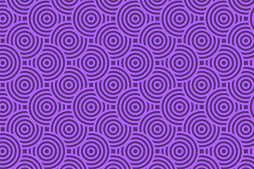 Seamless background patterns in retro style circles. Flat mosaic background Vector illustration