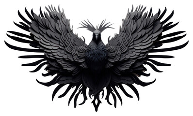 Obraz premium PNG Animal bird monochrome creativity.