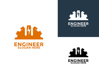 Electrical Engineering Logo design Creative Modern vector template, Engineer logo design icon