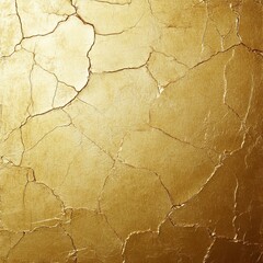 Golden Texture Background, Abstract Surface With Cracked Pattern, Luxury And Elegant Design Element