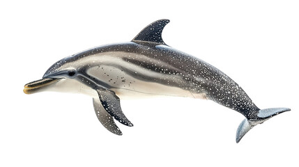 Dolphin fish isolated on white transparent