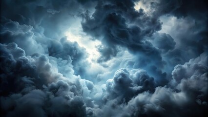 Obraz premium Abstract Dark Cloud Texture Background with Dynamic and Intriguing Design