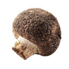 Fototapeta premium Close-up of a textured brown mushroom