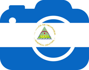 NICARAGUA Flag on Carma Icon