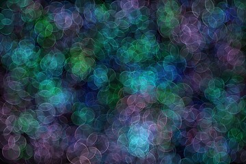 Shine round shape light background