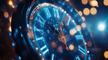 A clock with roman numerals showing the time as 10:30