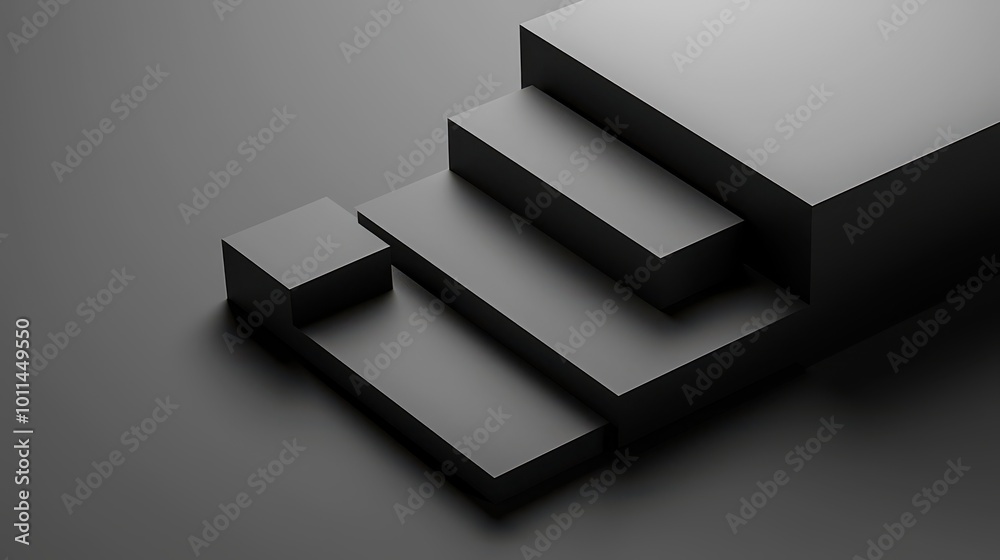 Poster crisp, solid black background with no gradients or patterns, creating a sharp and clean look for min