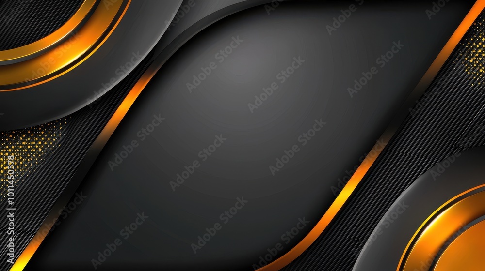 Fototapete dynamic black friday background with bold typography and metallic accents, creating an eye-catching 