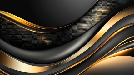 Dynamic Black Friday background with bold typography and metallic accents, creating an eye-catching design for sales events.