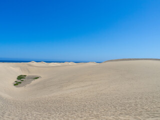 Sand dunes at Maspalomas, Gran Canaria