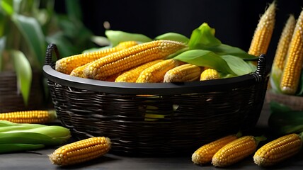 corn in a basket