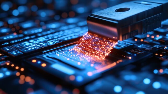 deleting unnecessary files ,data symbolizing the concept of digital waste management ,freeing up disk space