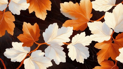 18071105 14 Ornate botanical pattern, light brown and ivory, detailed leaf swirls --ar 16:9 --personalize a7hj3u8 --stylize 250 --v 6.1 Job ID: e2d32bd0-17f3-43a6-aa21-1c2620950fcd