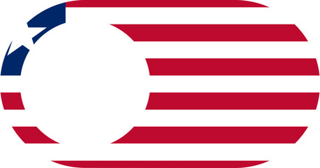 Switch Off Icon of Liberia Flag
