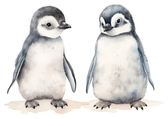 Naklejka premium PNG Penguin animal bird wildlife.