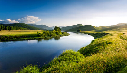 Obraz premium river in the mountains