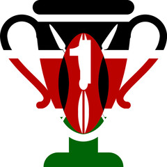 Kenya flag on Victory bag
