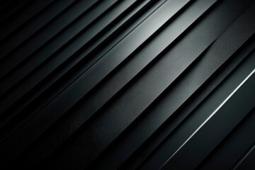Obraz premium Abstract Black Diagonal Striped Texture with Subtle Depth