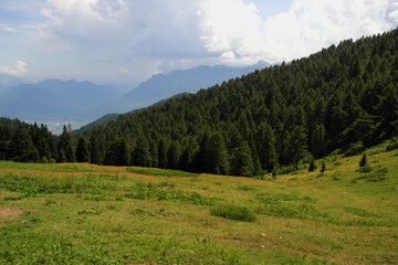 Obraz premium View of Malga Masi, near Novaledo, Trentino Alto Adige, Italy